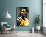 Kobe Bryant Glass Wall Art  || Designer Collection.