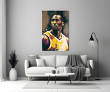 Kobe Bryant Glass Wall Art  || Designer Collection.