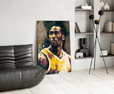 Kobe Bryant Glass Wall Art  || Designer Collection.
