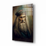 Quadro in vetro Leonardo da Vinci || Collezione Designer - 72x46 cm
