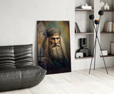 Leonardo da Vinci Glass Wall Art  || Designer Collection.
