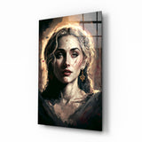 Quadro in vetro Madonna || Collezione Designer - 72x46 cm