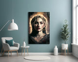 Madonna Glass Wall Art  || Designer Collection.