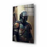 Boba Fett Glass Wall Art  || Designer Collection.