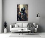 Boba Fett Glass Wall Art  || Designer Collection.