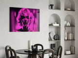 Marilyn Monroe Glass Wall Art  || Designer Collection.