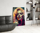 Marilyn Monroe Glass Wall Art  || Designer Collection.