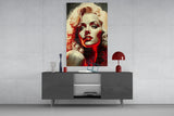Marilyn Monroe Glass Wall Art  || Designer Collection.