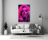 Marilyn Monroe Glass Wall Art  || Designer Collection.