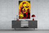 Marilyn Monroe Glass Wall Art  || Designer Collection.