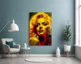 Marilyn Monroe Glass Wall Art  || Designer Collection.