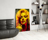 Marilyn Monroe Glass Wall Art  || Designer Collection.