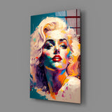 Marilyn Monroe Glass Wall Art  || Designer Collection.