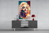 Marilyn Monroe Glass Wall Art  || Designer Collection.