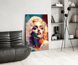 Marilyn Monroe Glass Wall Art  || Designer Collection.