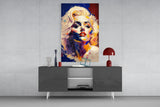 Marilyn Monroe Glass Wall Art  || Designer Collection.