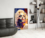 Marilyn Monroe Glass Wall Art  || Designer Collection.