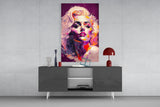 Marilyn Monroe Glass Wall Art  || Designer Collection.