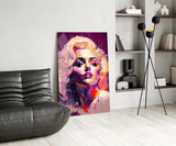 Marilyn Monroe Glass Wall Art  || Designer Collection.