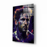 Messi Glass Wall Art  || Designer Collection.