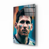 Messi Glass Wall Art  || Designer Collection.