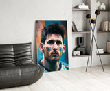 Messi Glass Wall Art  || Designer Collection.