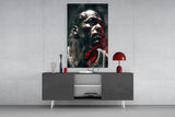 Michael Jordan Glass Wall Art  || Designer Collection.