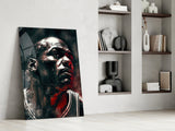 Michael Jordan Glass Wall Art  || Designer Collection.