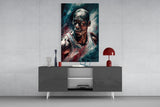 Michael Jordan Glass Wall Art  || Designer Collection.