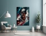 Michael Jordan Glass Wall Art  || Designer Collection.