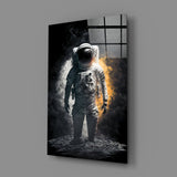 Astronaut  Glass Wall Art  || Designer Collection.