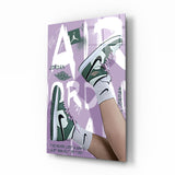 Tableau en verre Air Jordan || Collection Designer - 72x46 cm