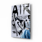 Tableau en verre Air Jordan || Collection Designer - 72x46 cm