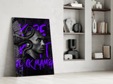 Kobe Bryant, Black Mamba Glass Wall Art || Designer Collection.