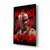 Arte della parete di vetro Micheal Jordan, Air Jordan || Collezione designer