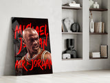 Micheal Jordan, Air Jordan Glass Wall Art || Designer Collection.