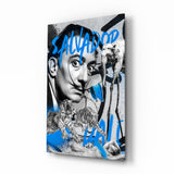 Surrealismo e la giungla quadro in vetro || Collezione Designer - 72x46 cm