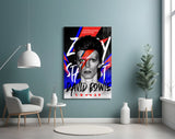 David Bowie Glass Wall Art || Designers Collection.