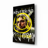 Kurt Cobain Glass Wall Art || Designer Collection.