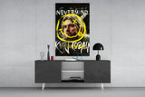 Kurt Cobain Glass Wall Art || Designer Collection.