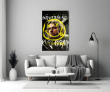 Kurt Cobain Glass Wall Art || Designer Collection.