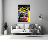 Andy Warhol vs Jean-Michel Basquiat Glass Wall Art || Designer Collection.