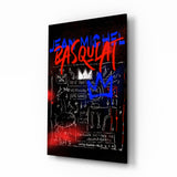 Style of Jean-Michel Basquiat Glass Wall Art || Designer Collection.