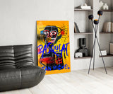 Style of Jean-Michel Basquiat Glass Wall Art || Designer Collection.