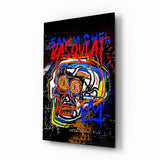 Stil Von Jean-Michel Basquiat || Designer -Sammlung Glasbild
