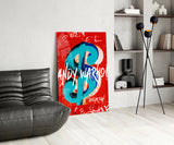 Andy Warhol and Dollar Glass Wall Art || Designer Collection.