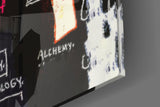 Style of Jean-Michel Basquiat Glass Wall Art || Designer Collection.