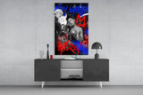 Andy Warhol vs Jean-Michel Basquiat Glass Wall Art || Designer Collection.