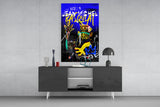 Style of Jean-Michel Basquiat Glass Wall Art || Designer Collection.