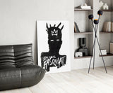 Style of Jean-Michel Basquiat Glass Wall Art || Designer Collection.